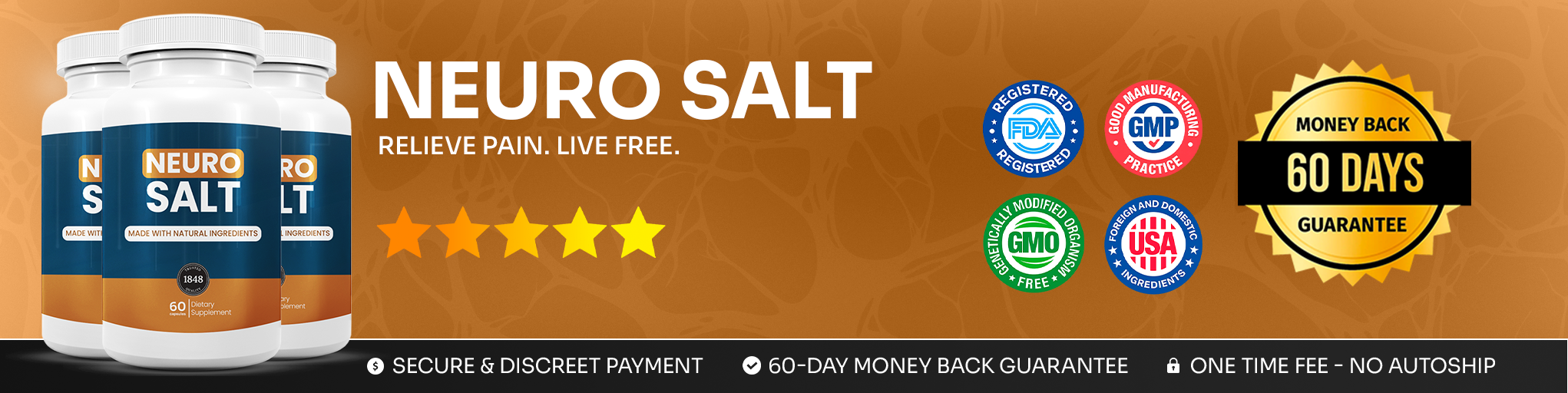 NeuroSalt Nerve Salt natural nerve health supplement banner